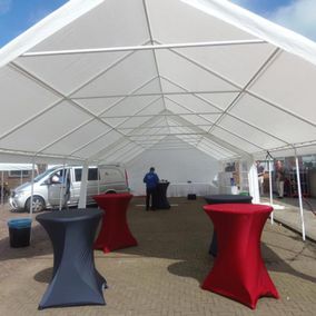 Opbouw partytent